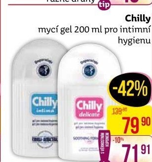 Intimní gel Intima Chilly