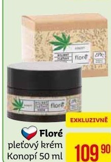 Krém pleťový konopí Floré