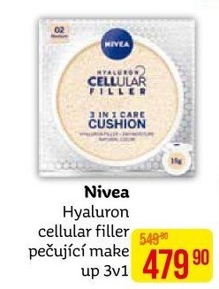 Make-up v houbičce Hyaluron Cellular Filler Nivea