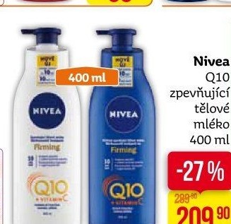 Mléko tělové zpevňující Q10 Nivea
