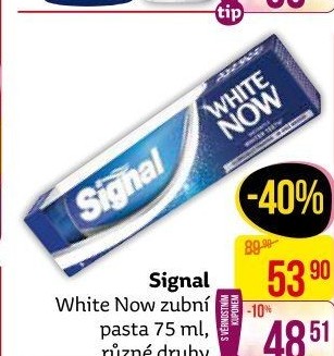 Pasta na zuby White Now Signal