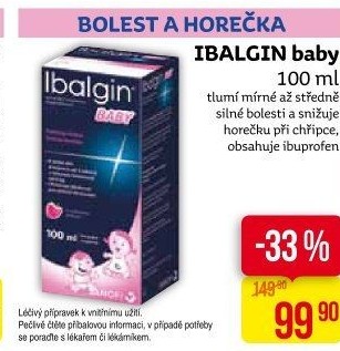 Sirup pro děti Ibalgin Baby