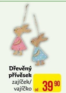Velikonoční dřevěné závěsné dekorace
