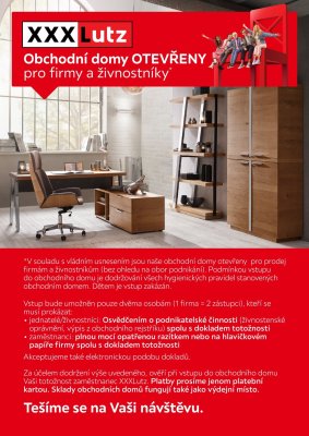 akční leták XXXLutz 5.3.2021-31.3.2021