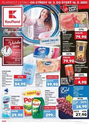 akční leták Kaufland 10.3.2021-16.3.2021