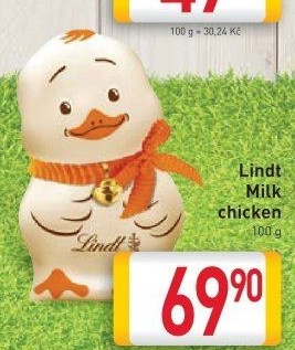 Čokoládové kuřátko Lindt