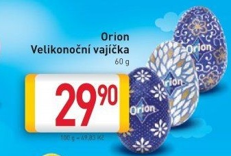 Čokoládové vajíčko Orion