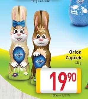 Čokoládový zajíc Orion