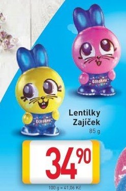 Čokoládový zajíc s lentilkami Orion