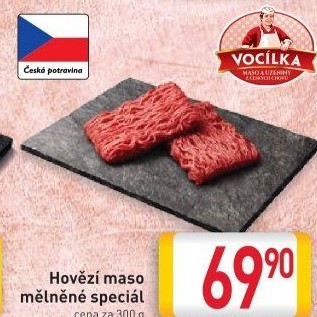 Hovězí mleté maso speciál Vocílka