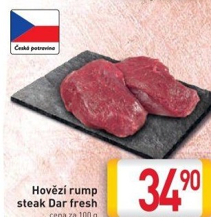 Hovězí steak Rump