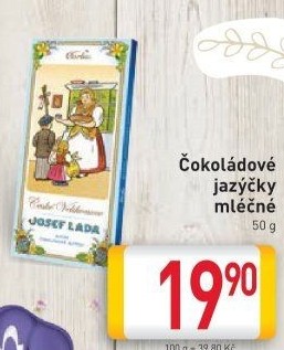 Jazýčky čokoládové Carla