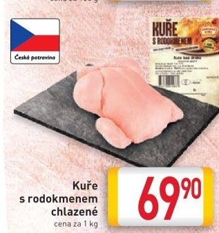 Kuře s rodokmenem Vodňanské kuře