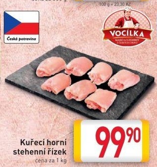 Kuřecí stehenní řízky Vocílka