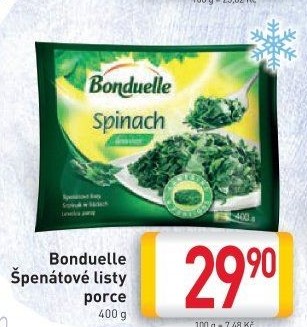 Listy špenátové mražené Bonduelle
