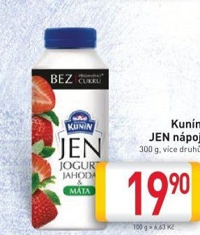 Nápoj Jen jogurt Kunín