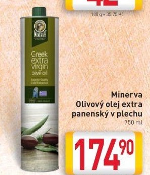 Olivový olej extra panenský Minerva
