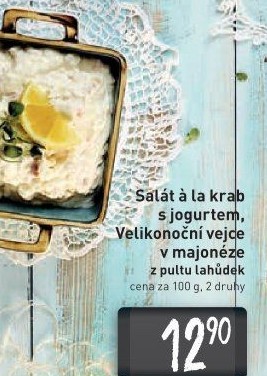 Salát a la krab s jogurtem