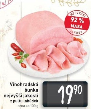 Vinohradská šunka nejvyšší jakosti