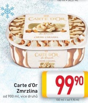 Zmrzlina ve vaničce Carte D'
