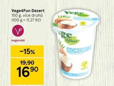 Jogurt ochucený Vege4Fun