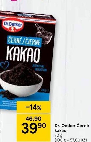 Kakao černé Dr. Oetker