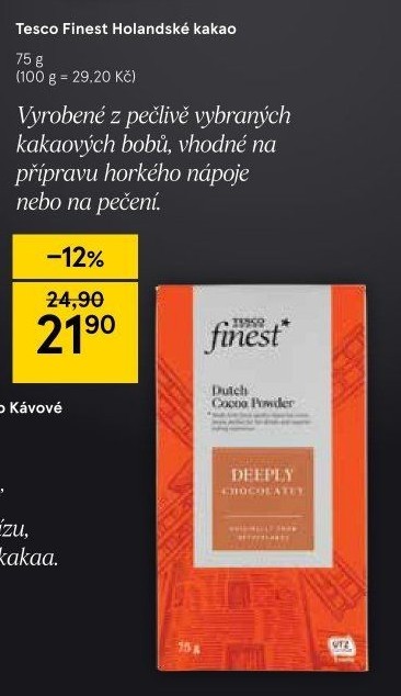 Kakao holandské Tesco Finest