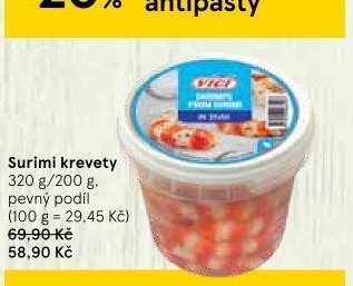 Krevety v nálevu Vici