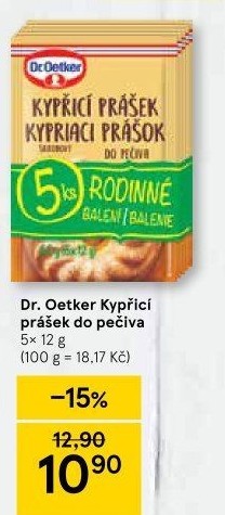 Kypřicí prášek Dr. Oetker