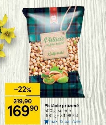 Pražené pistácie IBK Trade