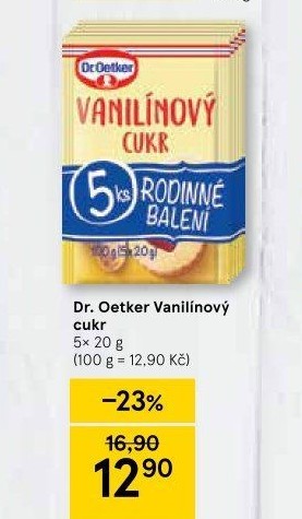 Vanilínový cukr Dr. Oetker