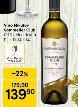 Vína Sommelier Club Mikulov