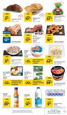 akční leták Tesco 10.3.2021-16.3.2021