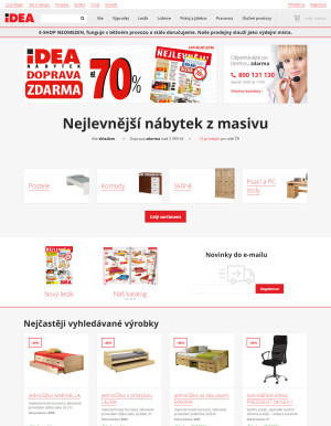 akční leták IDEA nábytek 9.3.2021-15.3.2021