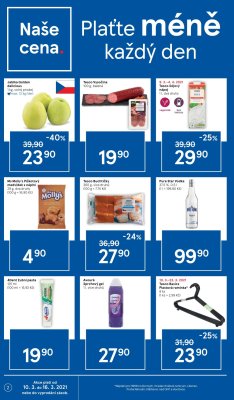 akční leták Tesco 10.3.2021-16.3.2021