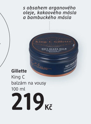 Balzám na vousy King C Gillette