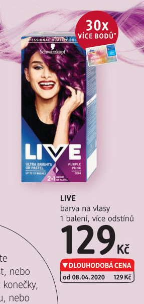 Barva na vlasy 2v1 Live Schwarzkopf