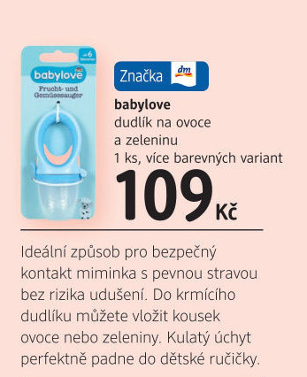 Dudlík na ovoce a zeleninu Babylove