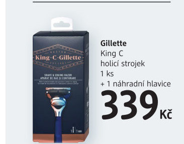 Holicí strojek pánský King C Gillette