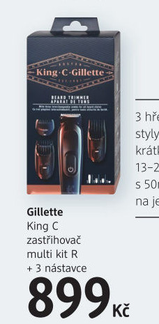 Multifunkční zastřihovač kitR King C Gillette