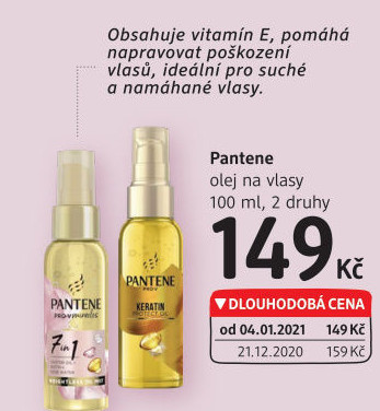 Olej na vlasy Pantene