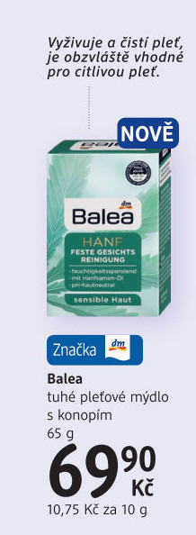 Pleťové mýdlo Balea