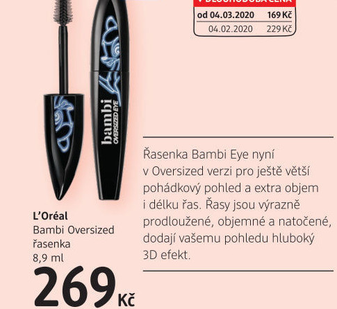 Řasenka Bambi Oversized L'