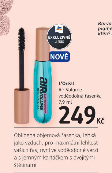Řasenka voděodolná Air Volume L'