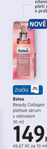 Sérum pleťové Beauty Collagen Balea
