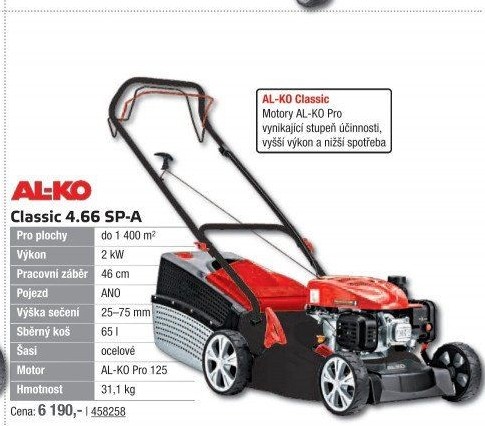 Benzínová sekačka AL-KO Classic 4,66 SPA