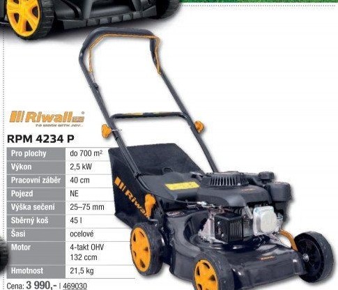 Benzínová sekačka Riwall RPM4234P