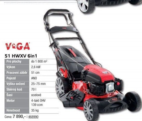 Benzinová sekačka VeGA 51HWXV
