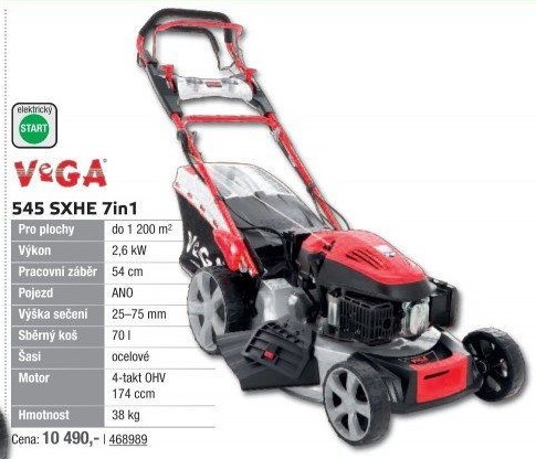 Benzínová sekačka VeGA 545SXHE