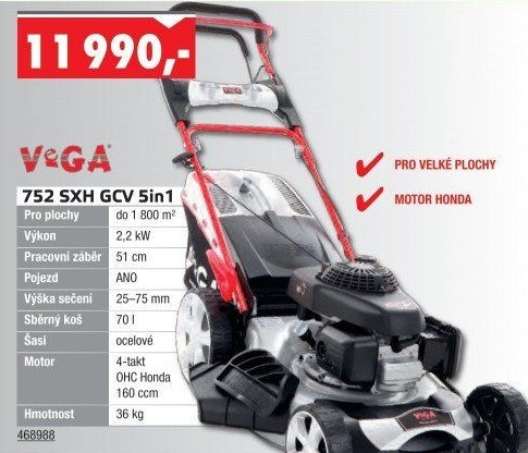 Benzínová sekačka VeGA 752SXHGCV